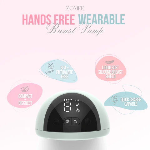 Zomee Fit, Hands Free Wearable Breast Pump - Image 4